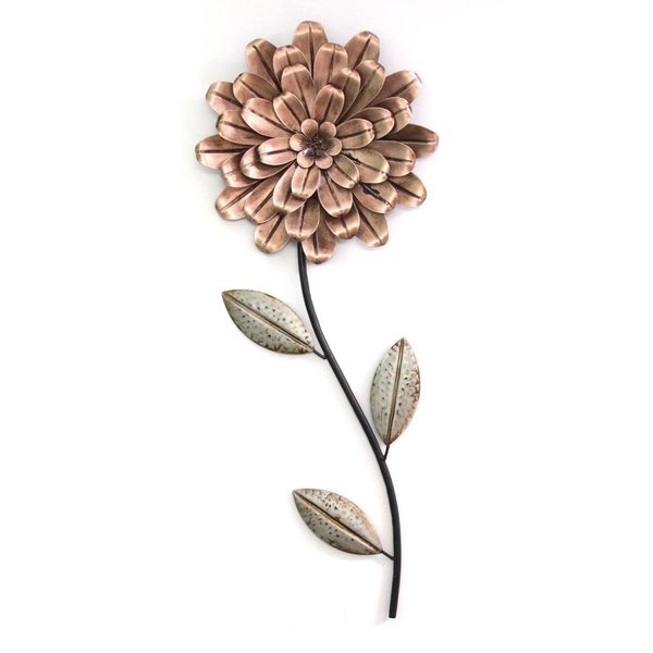 Home Roots Romantic Flower Stem Wall DecorPink & Green 321230